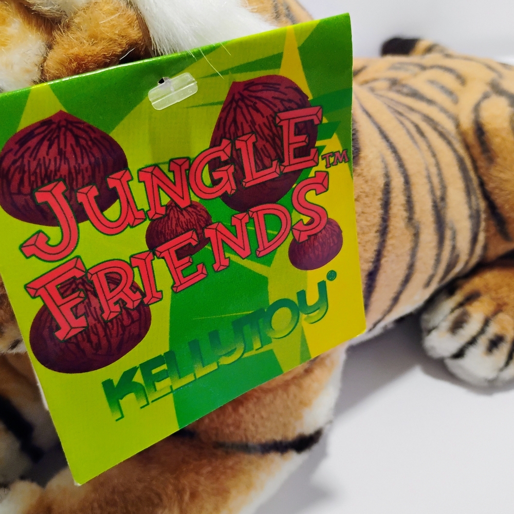 Vintage Kellytoy Stuffed Tiger Cub? 19" NEW w Tags - Picture 6 of 13